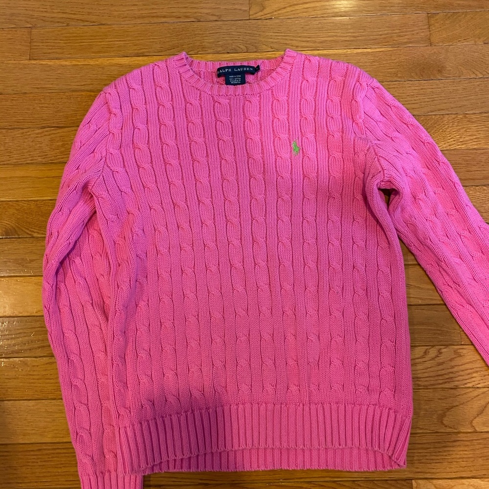 Ralph Lauren Cotton Cabke Knit Sweater